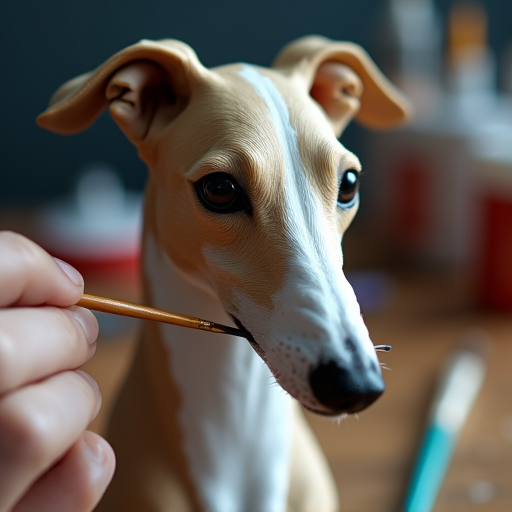 busto galgo 3d busto galgo 3d