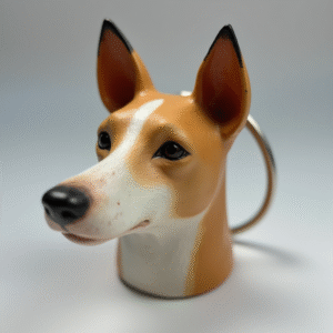Llavero cabeza de mascota 3d personalizado