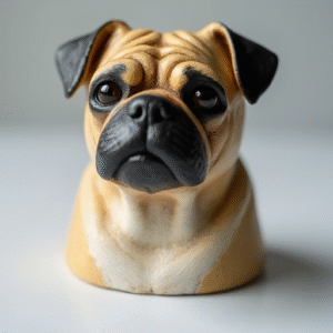 Urna para Mascota con Figura 3D Realista
